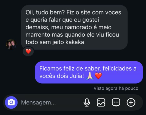 Depoimento real de cliente 1